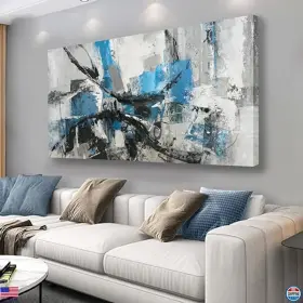 B0F4QCTZV6 WALL Belmrxne Abstract Art Trendy Living Office