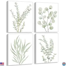 B0CFG2YPPX CANVAS Erctoo Botanical Plant Wall Art Set Framed
