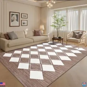 HJ-NNRGZDT58BE AREA Espiraio Rug Slip Fluffy Carpet