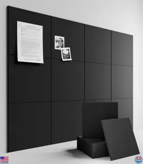B0F53113FB WALLS Fluxynara Felt Bulletin Board Pack Adhesive
