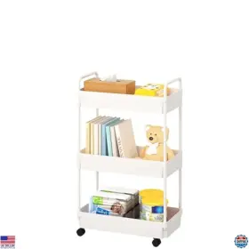 B0D3FSKNBD ROLLING Kaitiemoo Storage Mobile Shelf Organizer