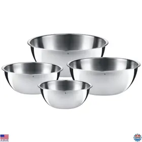 645709990 WMF Steel Mixing Bowl Set Stackable Kitchen