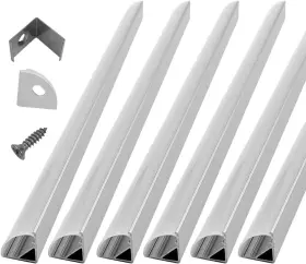 726084618039 LED Channel Cover Strip Lights Diffuser