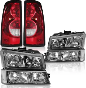 AP021304 LIGHTS Headlights Tail Chevy Silverado