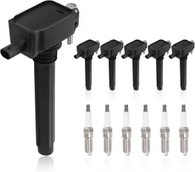 UF648 OF Set Ignition Coil Spark Plugs Dodge Avenge