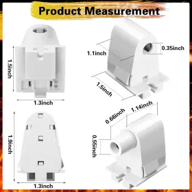 313099535545 BRANDED01 Single Pin Tombstone Led Socket Lamp #2