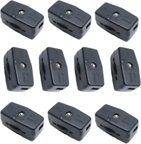 AUB07R3SWJBB BRANDED01 Lamp Inline Rotary Cord Switch