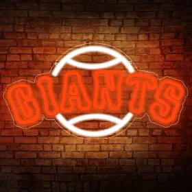 B0CXLQZBXW BRINEON Neon Sign Wall Dimmable Baseball Light
