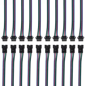 4PIN-SM BTF-LIGHTING Jst Cable Female Male Connectors Led