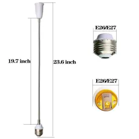 730147792857 BUBYVV Light Socket Extender Adapter #2