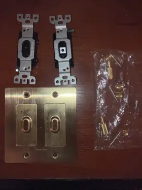 NTG-054042 BUSTER PUNCH Gang Wall Plate Switches