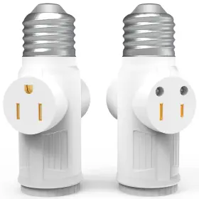 ERR1000 BYOJIA Prong Light Socket Plug Adapter Bulb Outlet