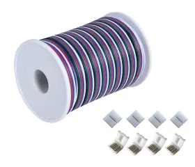 686494333277 C-ABLE Rgbw Wire Extension Spool Led Lights
