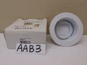 3A65WH CAPRI Recessed Recess Baffle