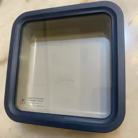 KW-FS10-NVY CARAWAY Cup Square Glass Food Storage Container
