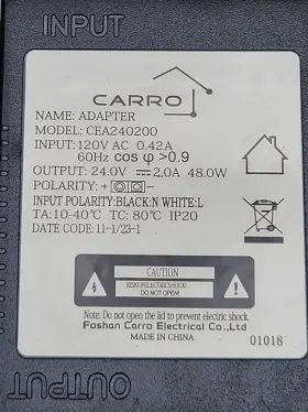 CEA240200 CARRO Volt Smart Ceiling Fan Wiring Adapter #2