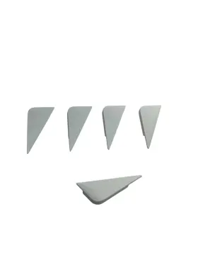 3211A CASABLANCA Stealth Blade Snow Ceiling Fan