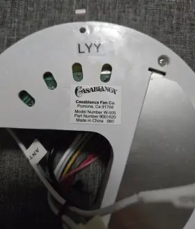 9001620 CASABLANCA Receiver Ceiling Fan #3