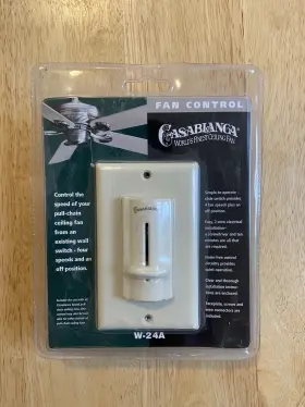 W-24A CASABLANCA Ceiling Fan Control Slide Switch