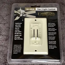 W-28A CASABLANCA Ceiling Fan Light Control Wired Wall Switch