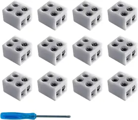 12PACK CEZELUX Pack Led Strip Light Connectors Pin Solderless