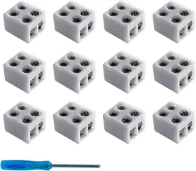 12PACK CEZELUX Pack Led Strip Light Connectors Pin Solderless
