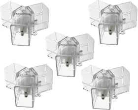 2PIN CEZELUX Pack Hexagon Garage Light Connector Pin Led