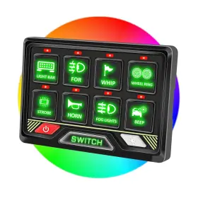 CHEL-SP2-8GANG CHELHEAD Waterproof Switch Panel Gang Led Pa