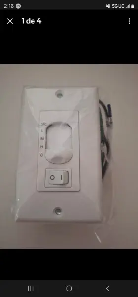 WASF-08 CHUNGEAR INDUSTRIAL CO Ceiling Fan Wall Control
