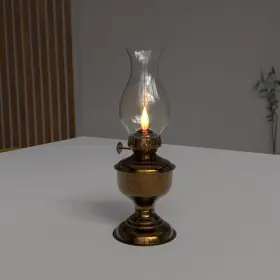 634385638161 CIATA Oil Lamp Glass Victorian Hurricane Chimney #3