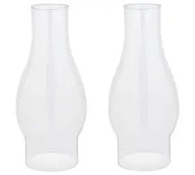 634385638161 CIATA Oil Lamp Glass Victorian Hurricane Chimney