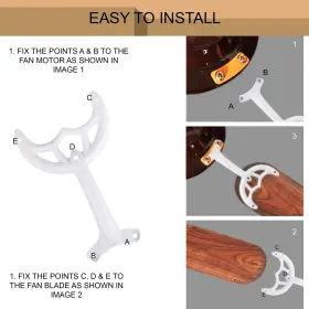 810030941859 CIATA Ceiling Fan Blade Arms #3