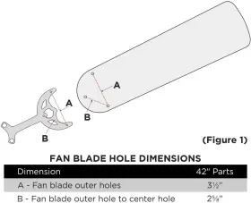 810030941965 CIATA Bleached Oak Ceiling Fan Blades Pack #2