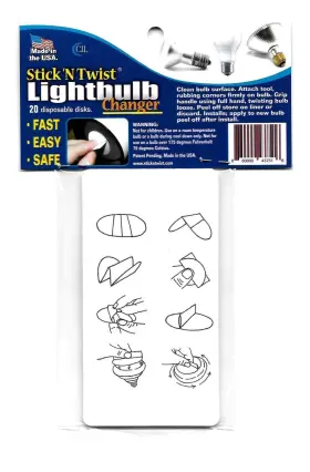 860000437516 CJL STICK N TWIST Light Bulb Changer Pack #3