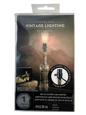 CLV104 CLEVELAND Lighting Bottle Stopper Lamp Adapter Cord
