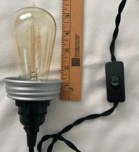 889092079398 CLEVELAND LIGHTING Mason Jar Pendant Lamp Light #2