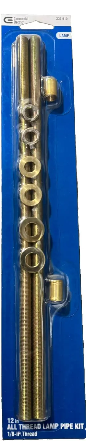 030699818150 COMMERCIAL ELECTRIC Thread Lamp Pipe Kit