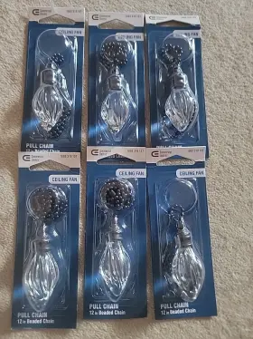 1002310137 COMMERCIAL ELECTRIC Ceiling Fan Chain Beaded Glass