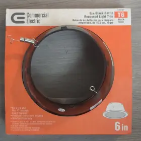339-087 COMMERCIAL ELECTRIC Recessed Recess Light