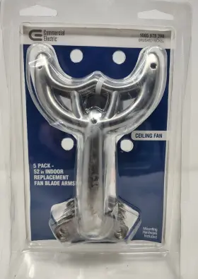 813422 COMMERCIAL ELECTRIC Ceiling Fan Blade Arms