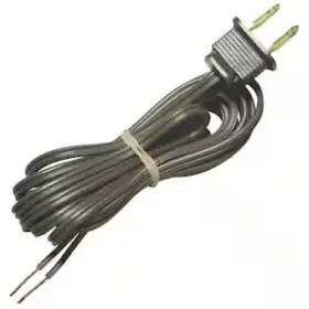 81675 COMMERCIAL ELECTRIC Lamp Cord Plug Set Stripped Ends