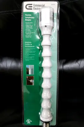 827214002749 COMMERCIAL ELECTRIC Flexible Lampholder Adapter