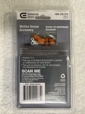 90501001 COMMERCIAL ELECTRIC Motion Sensor Lighting #2