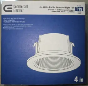HBR201LWH COMMERCIAL ELECTRIC Recessed Recess Ceiling Light