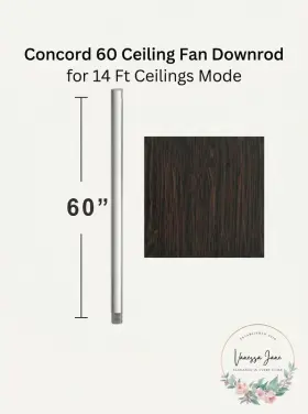 061677243190 CONCORD Ceiling Fan Downrod