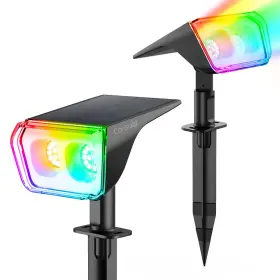 B0CYLNG376 CONSCIOT Solar Spot Lights Leds Waterproof Ligh