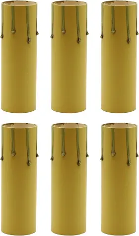 8541798292 CREATIVE HOBBIES Tall Fibre Drip Candle Covers