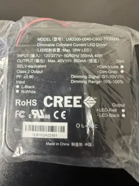 LMD300-0040-C900-7030000 CREE Led Driver Dimmable