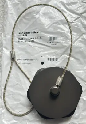CZP-W-5620-A CROUSE HINDS Eaton Roughneck Cover Cap Female