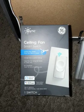 CSWFSBLBWF1 CYNC Ge Ceiling Fan Smart Switch Ip